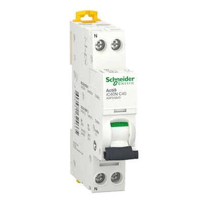 Schneider Electric Acti9 A9P54 MCB, 1+N, 10kA, 230V AC, 10 kA Breaking Capacity [A9P54640]; 207-170