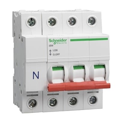 Schneider Electric Fuse Switch Disconnector, 3 Pole, 125A Max Current [SE125SW3L]; 207-259