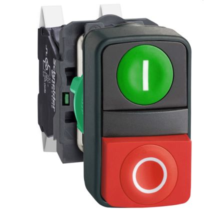 Schneider Electric XB5AL734 Series Push Button Switch, Push to Make, 300V, IP66, IP67, IP69, IP69K [XB5AL734155]; 207-284