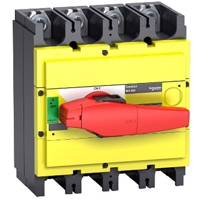 Schneider Electric Fuse Switch Disconnector, 4 Pole, 630A Max Current [31135]; 207-308
