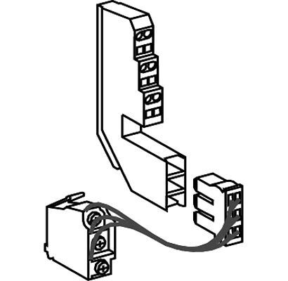 Schneider Electric Auxiliary Contact, 3 Contact, 1 NO/NC, Clip On, ComPact ComPacT NS [33803]; 207-323