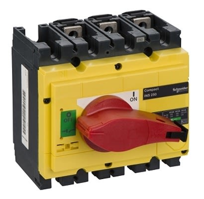 Schneider Electric Fuse Switch Disconnector, 3 Pole, 250A Max Current [31126]; 207-369