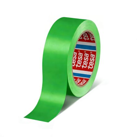 Tesa 60404 Red Packing Tape, 66m x 38mm [60404-00045-00]; 207-436