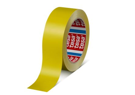 Tesa 60404 Yellow Packing Tape, 66m x 25mm [60404-00038-00]; 207-779