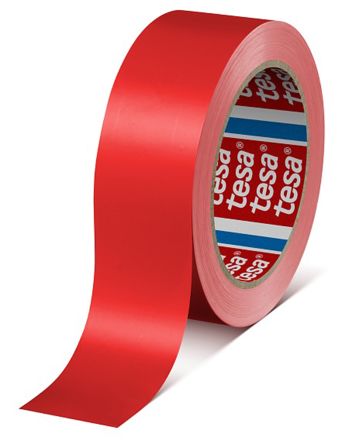 Tesa 60404 Red Packing Tape, 66m x 19mm [60404-00029-00]; 207-812