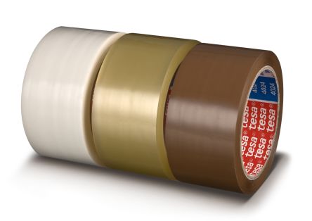 Tesa 4024 Brown Packing Tape, 66m x 75mm [04024-00037-04]; 207-823