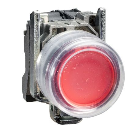 Schneider Electric Harmony XB4 Series Illuminated Push Button Complete Unit, Spring Return, Panel Mount, 22.5mm Cutout, [XB4BP483G5EX]; 211-986