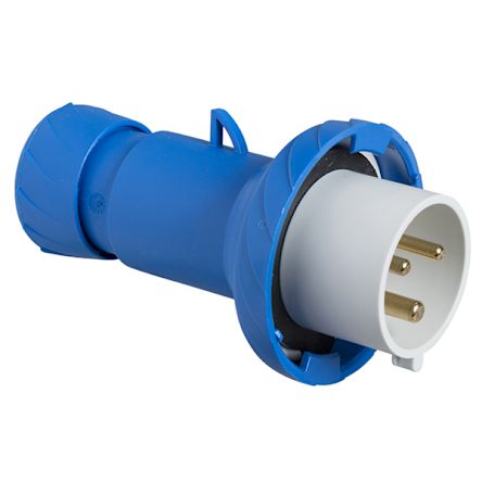 Schneider Electric, Mureva IP67 Grey 2P+E Mains Plug Plug, Rated At 32A, 200 → 250 V [PKE32M723]; 212-018