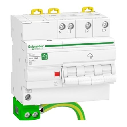 Schneider Electric 3 Phase Surge Arrester, 20kA, 1.5kV, DIN Rail Mount [R9L16710]; 212-030