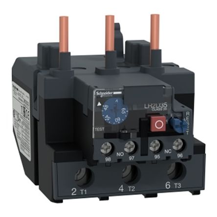 Schneider Electric LR2D Overload Relay 1NO + 1NC, 48-65 A F.L.C, 65 A Contact Rating, 3P, TeSys [LR2D3559]; 212-110