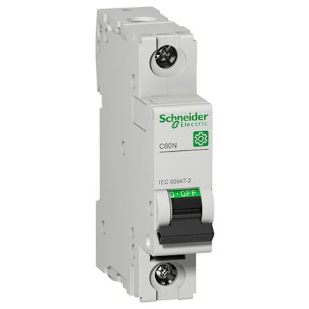 Schneider Electric Multi9 M9F1 MCB, 1P, 10A Curve B, 415V AC, 72V DC, 3 kA Breaking Capacity [M9F10110]; 212-122