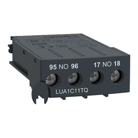 Schneider Electric Auxiliary Contact, 2 Contact, 1NO + 1NC, TeSys TeSyS U [LUA1C11TQ]; 212-182