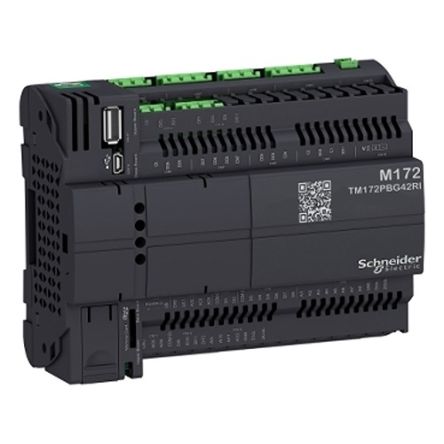 Schneider Electric TM17 Series Controller for Use with Modicon M171/M172/M173, 20 → 38 V dc Supply, Analogue, [TM172PBG42RI]; 212-220