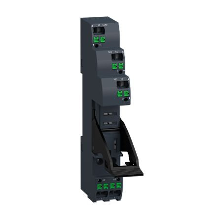 Schneider Electric Harmony Relay RXM 300V DIN Rail Relay Socket, for use with RXG1 Relays [RGZE05P]; 212-263