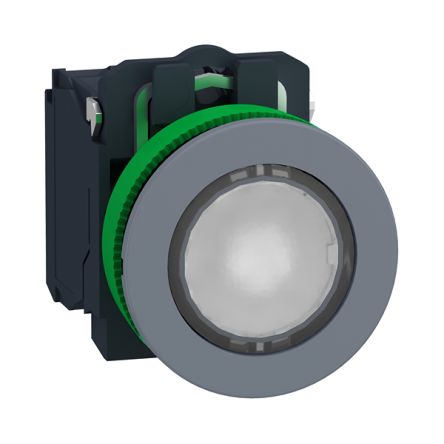 Schneider Electric Harmony XB5 Series Illuminated Illuminated Push Button Switch, Spring Return, Flush Mounted, 30.5mm [XB5FW31M5C0]; 212-308