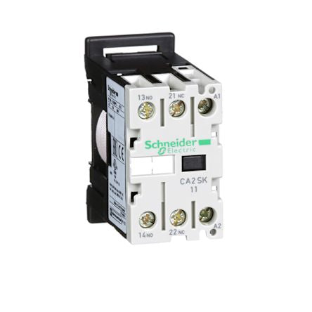 Schneider Electric TeSys SK CA2S Control Relay, 120 V ac Coil, 2-Pole, 1NO + 1NC, 690 V [CA2SK11G7]; 212-361