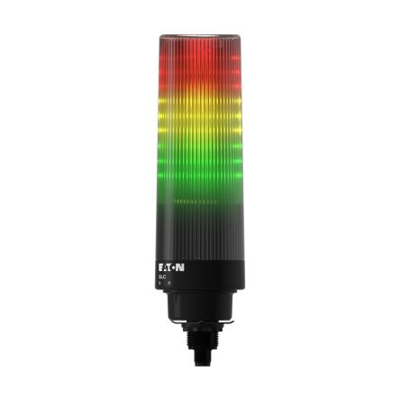 Eaton SLC Series Green, Red, Yellow Electronic Sounder Signal Tower, 3 Lights, 24 V dc, Hole Mount [EP-400213 SLC-M22-RYG-AP-24]; 212-368