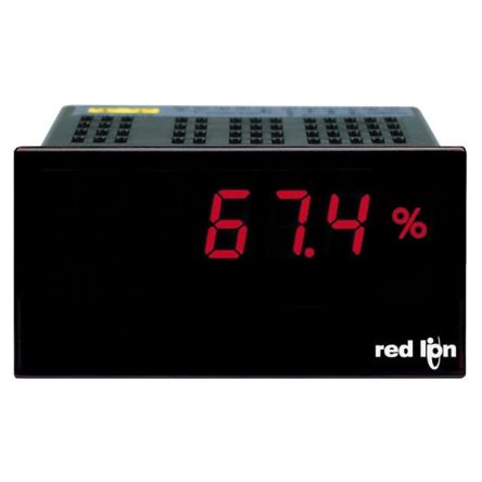 Red Lion PAXLCL Indicators Current Meter for Flow, Pressure, Temperature, 49.5mm x 96.5mm [PAXLCL00]; 212-546