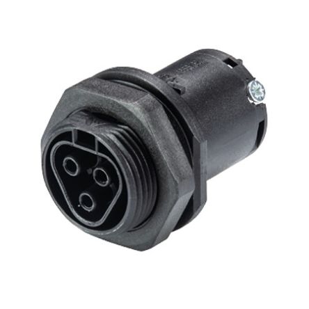 Wieland RST CLASSIC Series Connector, 3-Pole, Female, 3-Way, Push-In, 20A, IP66, IP68, IP69 [96.031.5053.1]; 212-713