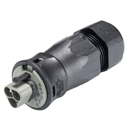 Wieland RST CLASSIC Series Connector, 3-Pole, Male, 3-Way, Push-In, 25A, IP66, IP68 [96.032.4554.3]; 212-752