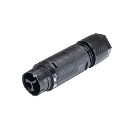 Wieland RST MINI Series Connector, 2-Pole, Male, 2-Way, Push-In, 16A, IP66, IP68, IP69 [46.032.4554.1]; 212-759
