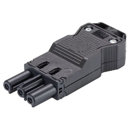 Wieland Gesis CLASSIC Series Connector, 3-Pole, Female, 3-Way, Push-In, 20A, IP40 [92.931.5053.1]; 212-793
