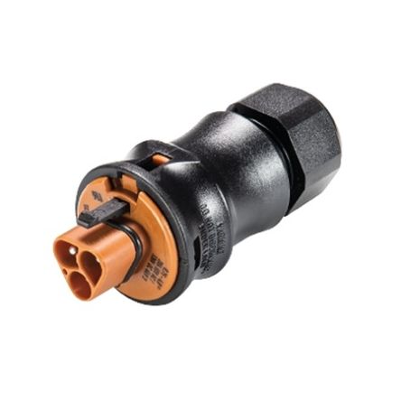 Wieland RST CLASSIC Series Connector, 3-Pole, Male, 3-Way, Push-In, 20A, IP66, IP68, IP69 [96.032.4151.4]; 212-829