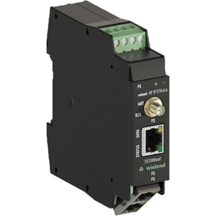 Wieland WIENET AP 3P ETH-A-A 3 Port Wireless Access Point, 802.11b, 802.11g, 802.11n, 10/100Mbit/s [83.040.0053.0]; 212-839