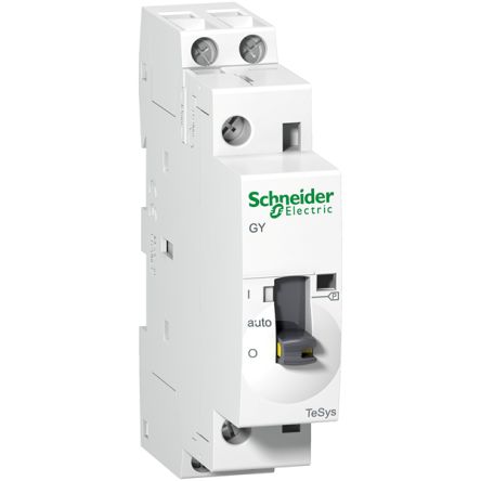 Schneider Electric TeSys GY TeSyS GY Contactor, 24 V ac Coil, 2-Pole, 16 A, 2 NO, 250 V ac [GY1620B5]; 214-749
