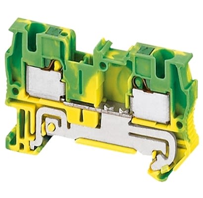 Schneider Electric NSYTRP Series Terminal Block, 4 mm² Wire, Push In Termination [NSYTRP42PE]; 214-765