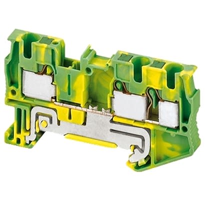 Schneider Electric Linergy TR Series Terminal Block, 4 mm² Wire, Push In Termination [NSYTRP43PE]; 214-766