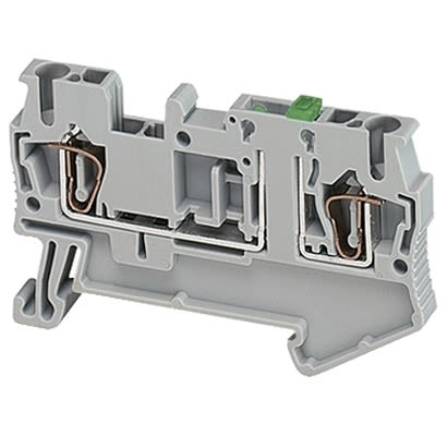 Schneider Electric NSYTRR Series Terminal Block, 2.5 mm² Wire, Spring Terminal Termination [NSYTRR22SC]; 214-768