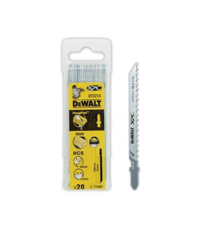 DeWALT Multiple Materials 75mm Cutting Length Jigsaw Blade, Pack of 20 [DT2214-QZ]; 215-660