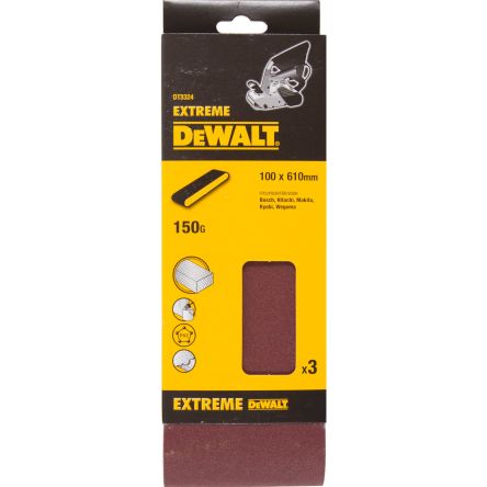 DeWALT DT332 Sanding Belt, 610mm 100mm, 120 Grit [DT3324-QZ]; 215-683