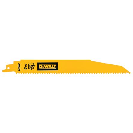 DeWALT Wood 228mm Cutting Length Reciprocating Saw Blade, Pack of 5 [DT90381-QZ]; 215-718