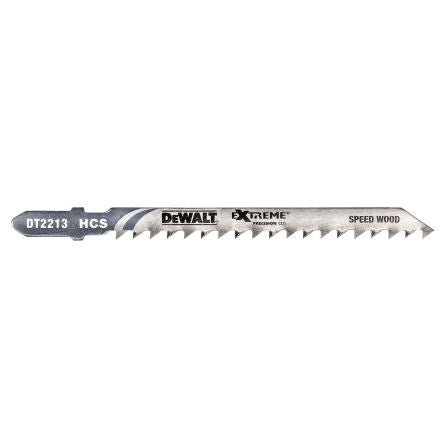 DeWALT Multiple Materials 75mm Cutting Length Jigsaw Blade, Pack of 5 [DT2213-QZ]; 215-731