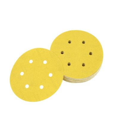 DeWALT DT31 Aluminium Oxide Sanding Disc, 150mm, 60 Grit, 25 in pack [DT3135-QZ]; 215-843