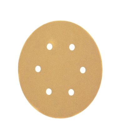 DeWALT DT31 Aluminium Oxide Sanding Disc, 150mm, 40 Grit, 10 in pack [DT3121-QZ]; 215-874