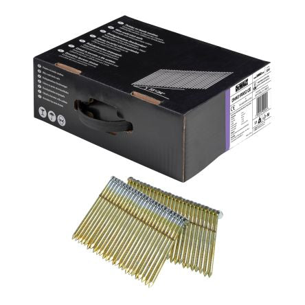 DeWALT Galvanised Nails; 3.1mm; [DNW31R90G12E]; 215-944