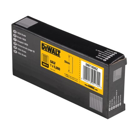 DeWALT Galvanised Nails; 1.25mm; [DNBT1850GZ]; 216-041