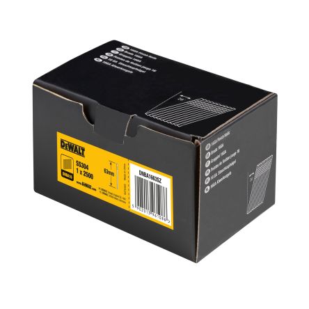 DeWALT Galvanised Steel Nails; 1.6mm; [DNBA1663SZ]; 216-043