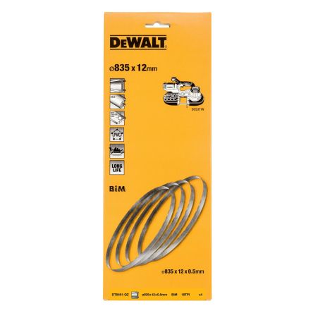 DeWALT, 18 Teeth Per Inch Metal, Plastic Band Saw Blade, Pack of 4 [DT8461-QZ]; 216-059