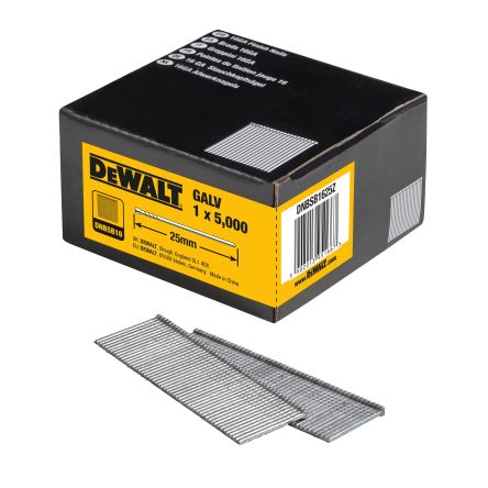 DeWALT Galvanised Nails; 1.6mm; [DNBSB1625Z]; 216-076