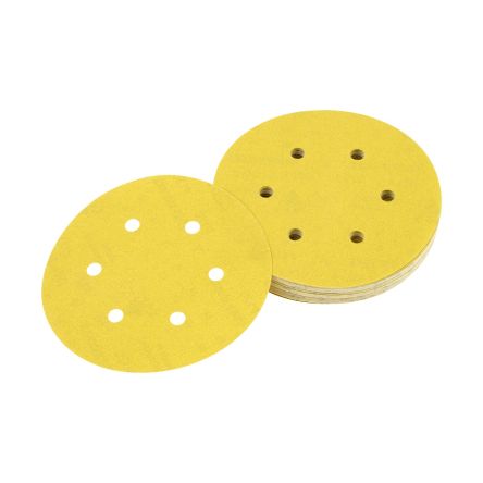 DeWALT DT31 Aluminium Oxide Sanding Disc, 150mm, 180 Grit, 25 in pack [DT3136-QZ]; 216-098