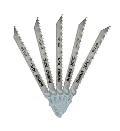 DeWALT Multiple Materials 75mm Cutting Length Jigsaw Blade, Pack of 5 [DT2211-QZ]; 216-138