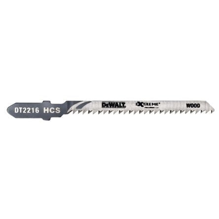 DeWALT Multiple Materials 54mm Cutting Length Jigsaw Blade, Pack of 5 [DT2216-QZ]; 216-144