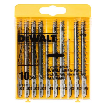 DeWALT Wood Jigsaw Blade, Pack of 10 [DT2290-QZ]; 216-183