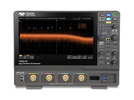 Teledyne LeCroy T3DSO3000HD Series, 200MHz Bench Digital Oscilloscope, 4 Analogue Channels, 16 Digital Channels [T3DSO3024HD PROMO1]; 217-252