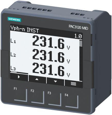 Siemens 3 Phase LCD Energy MeterLoop Powered LCD Indicator [7KM3120-2BA01-1HA0]; 217-741