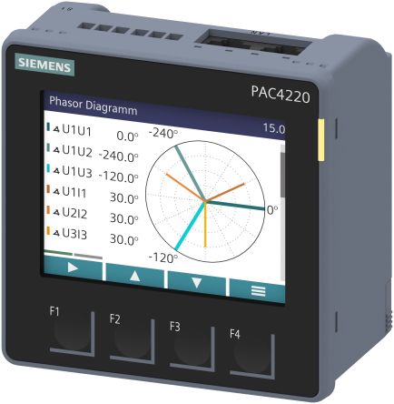Siemens 3 Phase TFT Energy MeterLoop Powered LCD Indicator [7KM4220-1BA01-1EA0]; 217-743